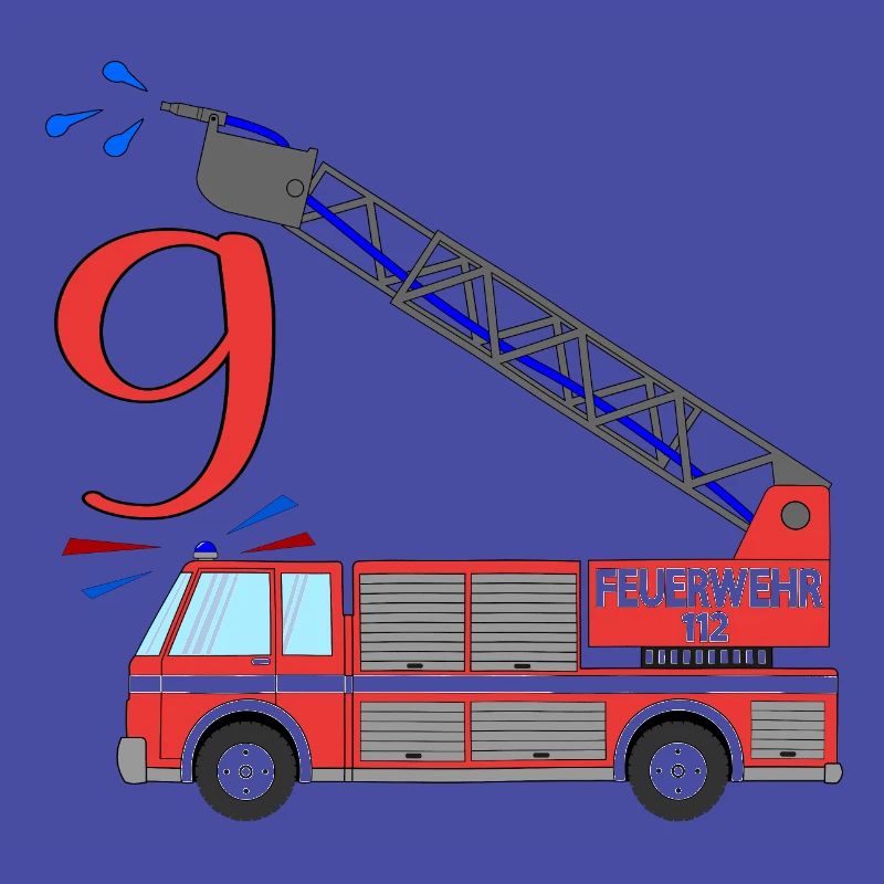 Fire engine 9th birthday