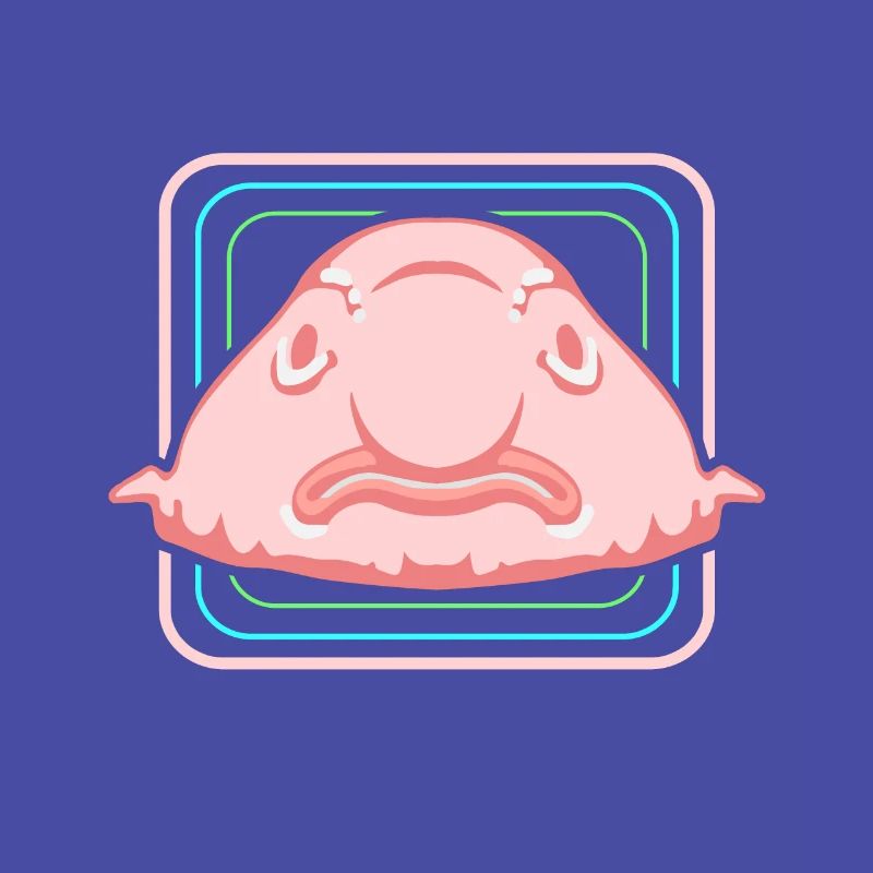 Blobfish Deep Sea Grumpy Introverted Gift