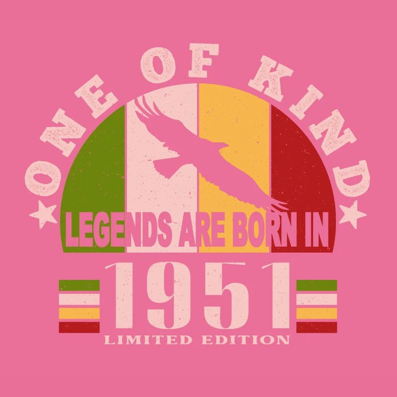Legend Born 1951 anniversaire 73 ans