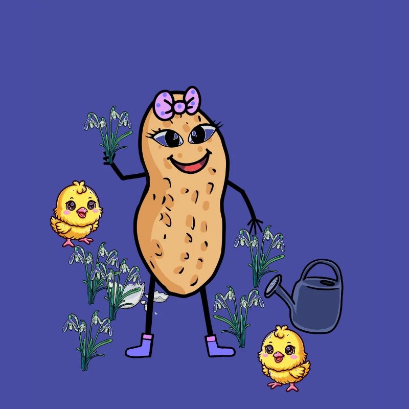 Peanut Spring Easter Chick Snowdrop