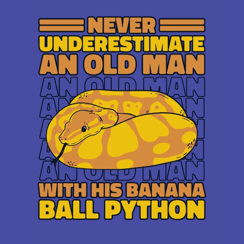 Never Underestimate Old Man Python Banana Ball