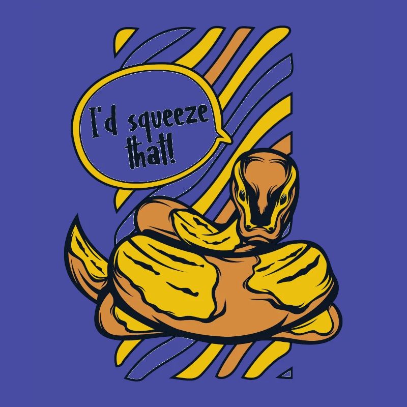 Je serrerais cette boule de banane de serpent python