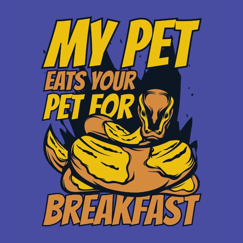My Pet Eats Your Pet For Breakfast Python Banana