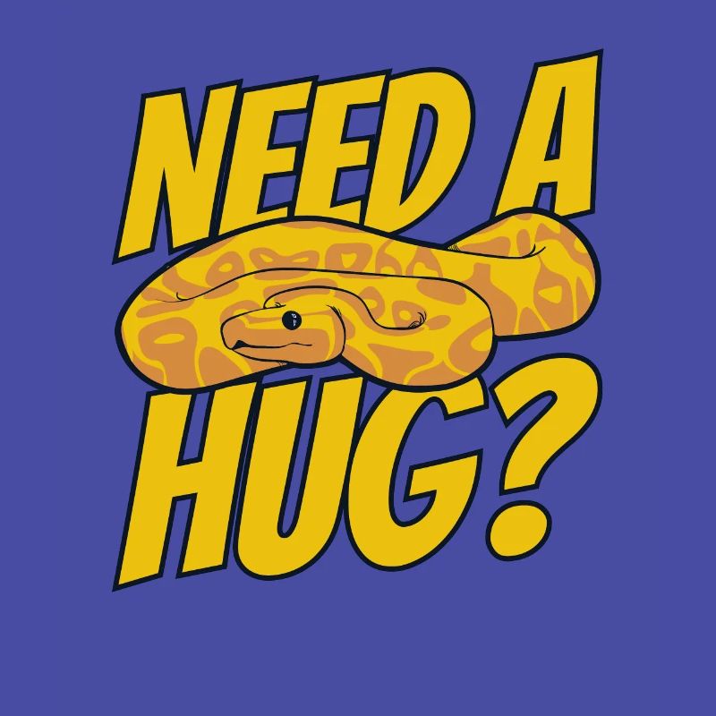 Need A Hug Python Schlange Pythonzüchter Banana