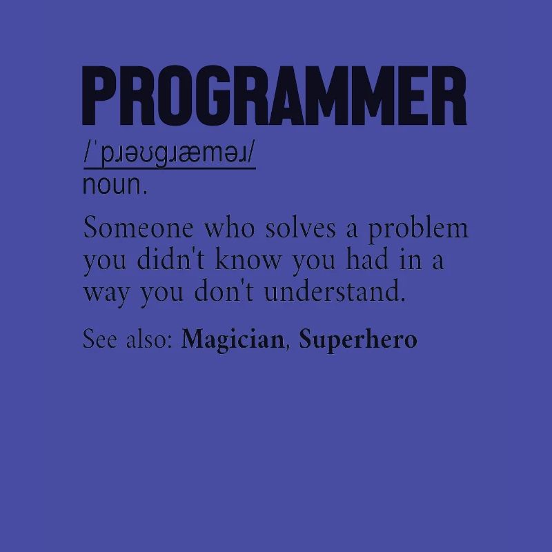 Programmer Definition Softwareentwickler Coder