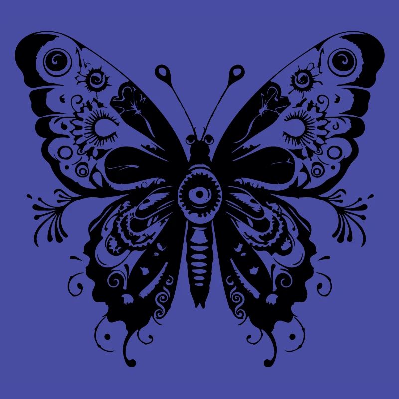 Schmetterling Mandala Boho