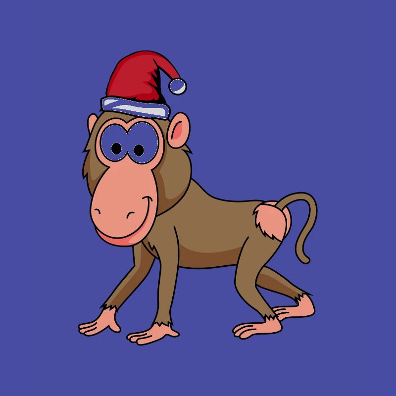 Monkey monkey Christmas