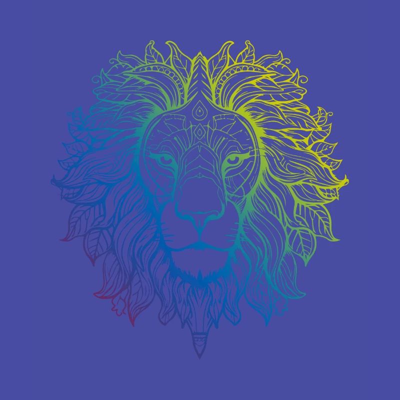 Löwe Mandala Boho