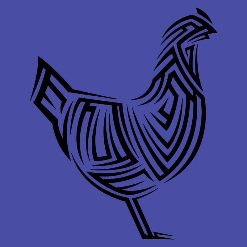 Tatouage tribal de poulet