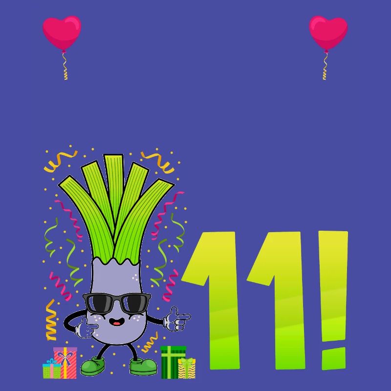 Hurra der Lauch wird 11