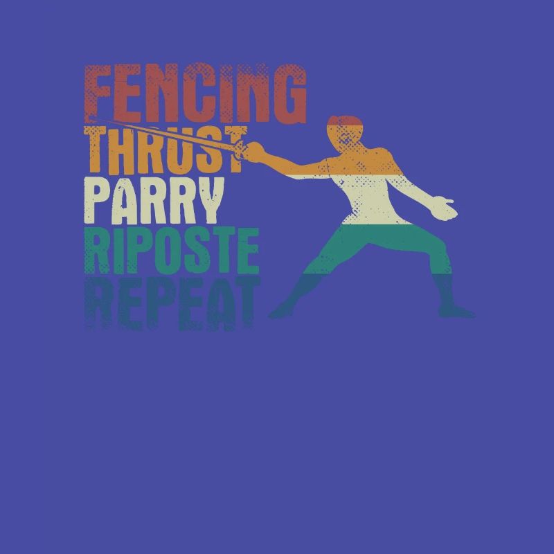 Fencing Thrust Parry Riposte Repeat