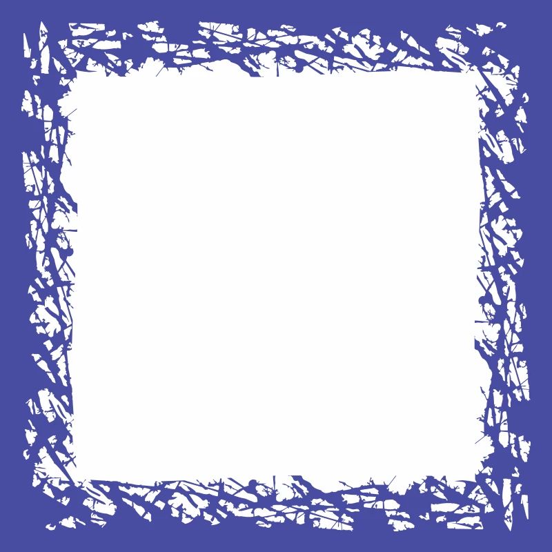 splinter broken border frame scratch cracks
