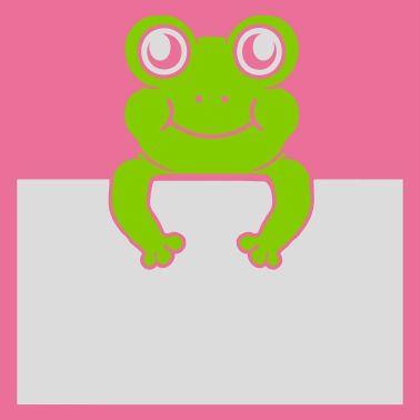 Testo presente Comic Frog