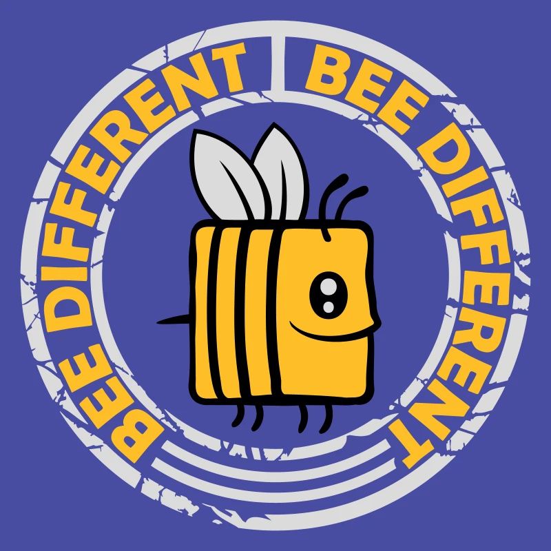 bee different Spruch Zitat