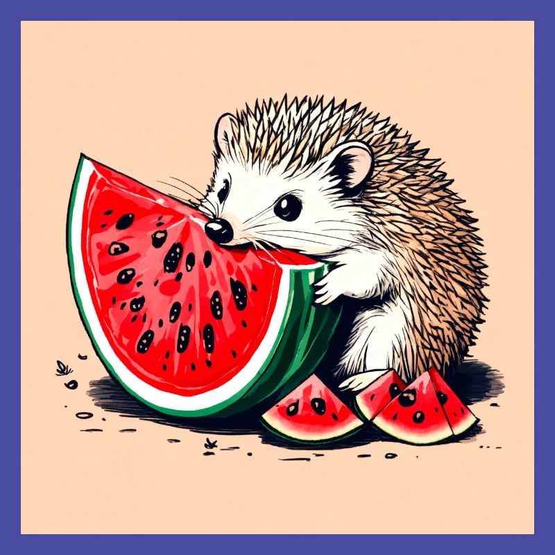 Hérisson Pastèque