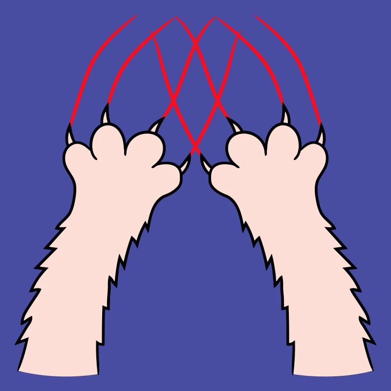 Cats, Claws, Paws, Paws, Claws, Scratches, Stripes