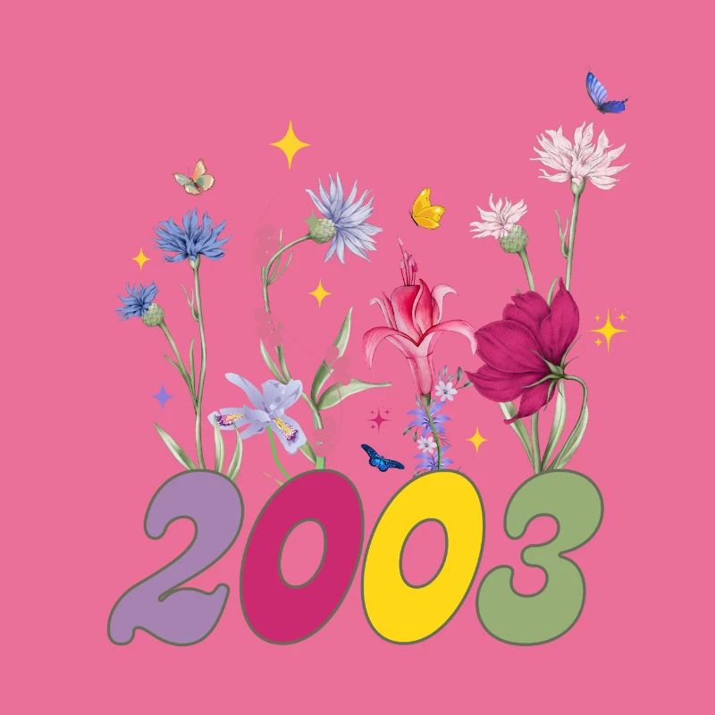 Année de naissance 2003 fleurs sauvages