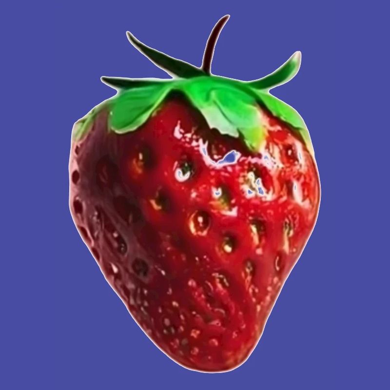 Hübsche rote Erdbeere