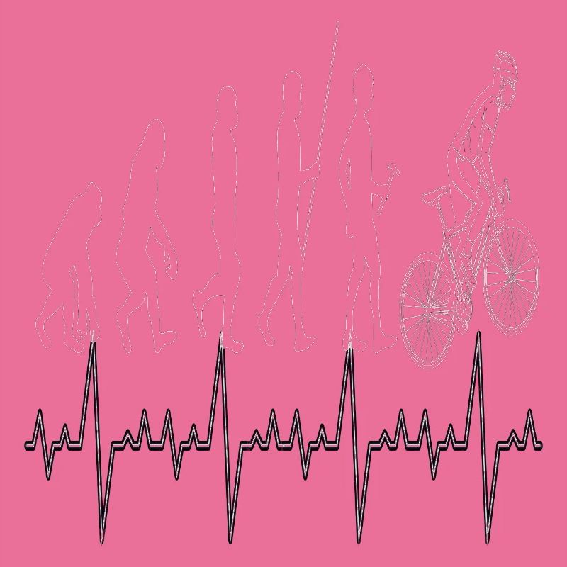 Evolution cycliste, design de vélo cool