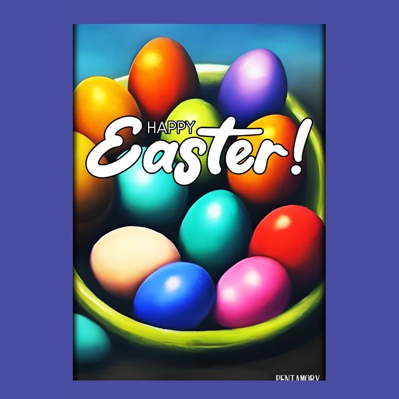 Happy Easter - Easter Egg Easter Easter Colorful Eggs