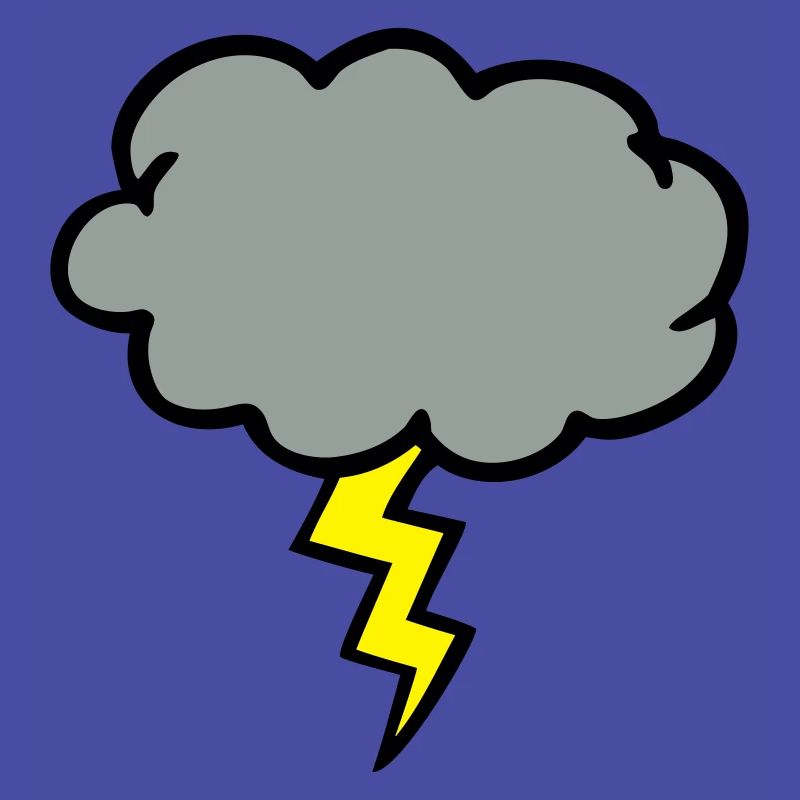 cloud thundercloud lightning thunderbolt