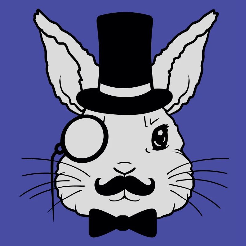 Sir Rabbit Monocle Cylinder