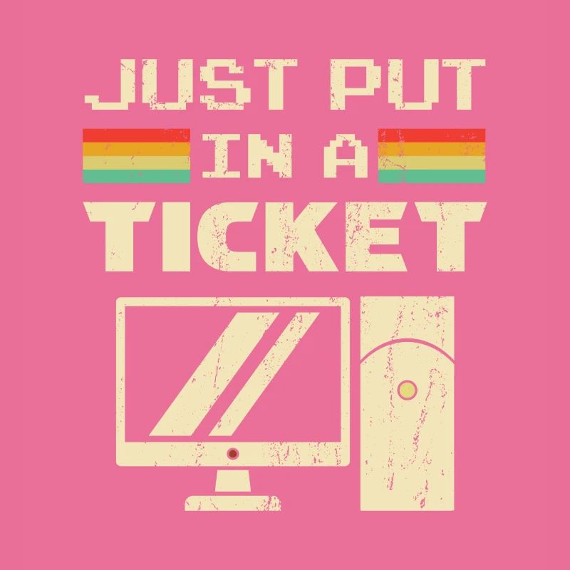 Mettez simplement un ticket pour le service d'assistance et le support technique