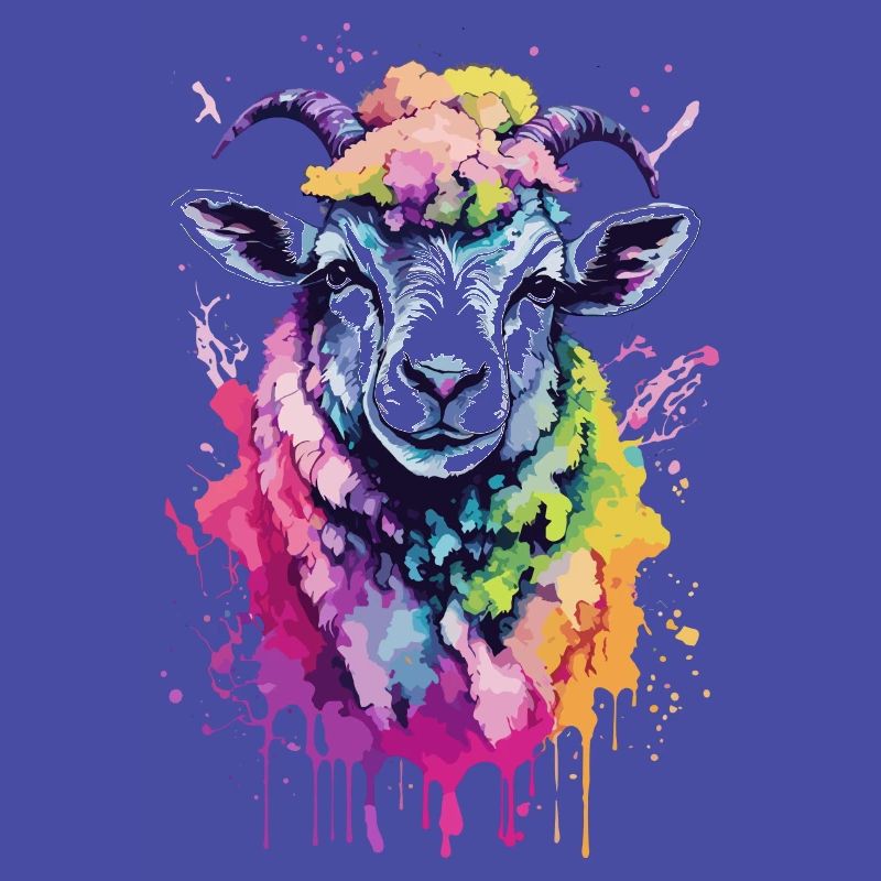 Devient cool mignon dans un design coloré et cool