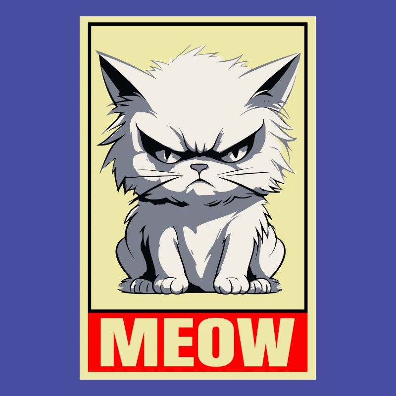 Cat Meow Grumpy Grumpy Grumpy Funny