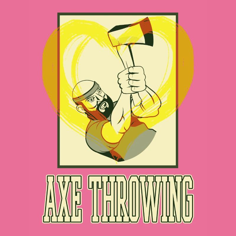 Axe Throwing Axe Throwing Axe Throwing Sport Double Axe
