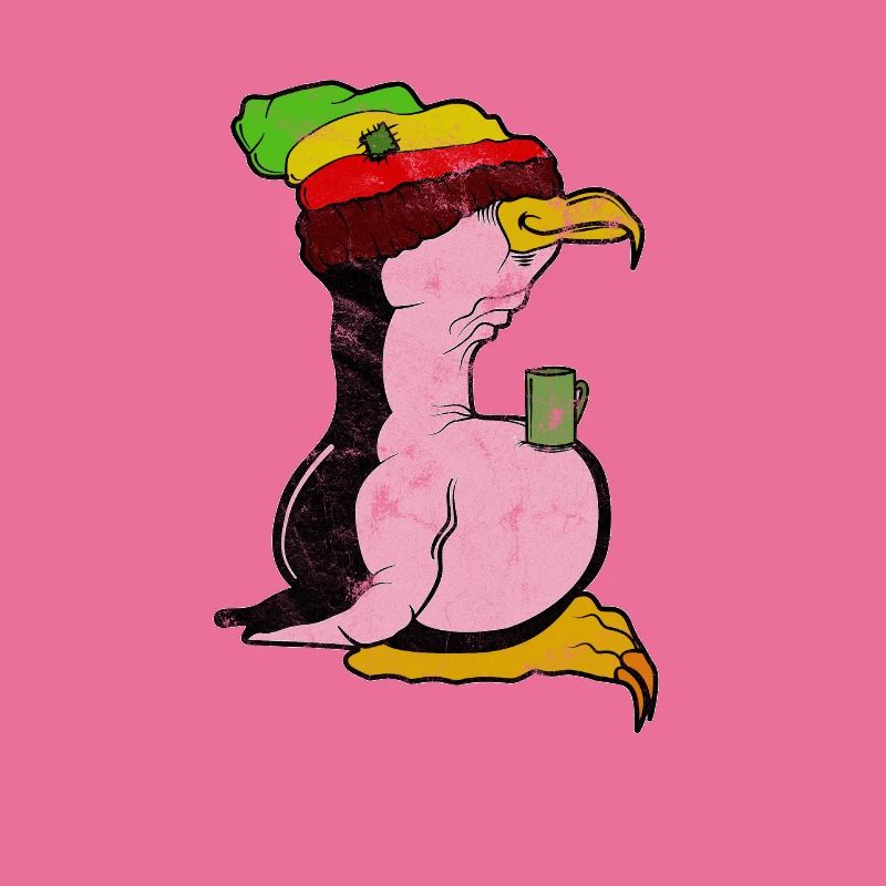 Tux Linux Pinguin Kaffee Pause Computer Nerd Retro