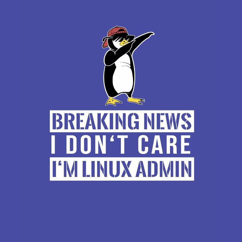 IT nerd Linux Linux penguin geek software engineer