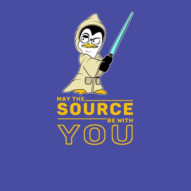 IT nerd Linux Linux penguin geek software engineer
