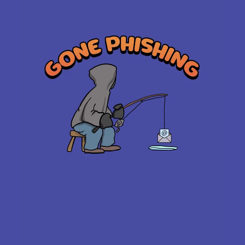 Gone Phishing Hacking Computer Hacker Gift