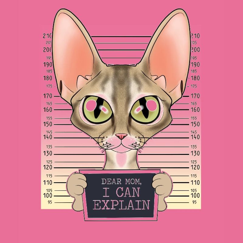 Devon Rex Cat Mom - Dear Mom I Can Explain