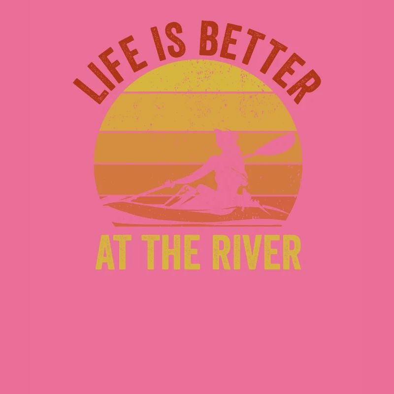 Canottaggio Canoa Kajak La vita è migliore sul fiume