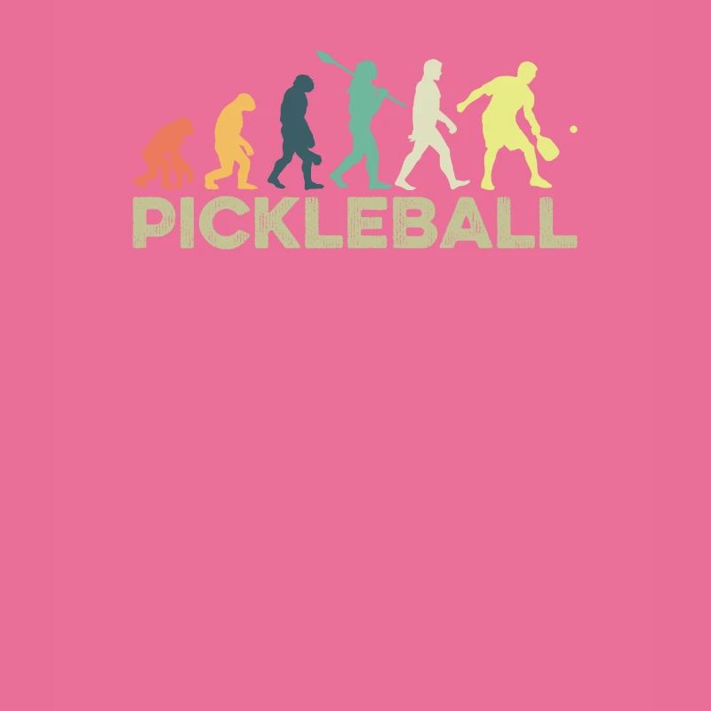Drôle d’évolution Paddle Pickleball Player Dink Fun