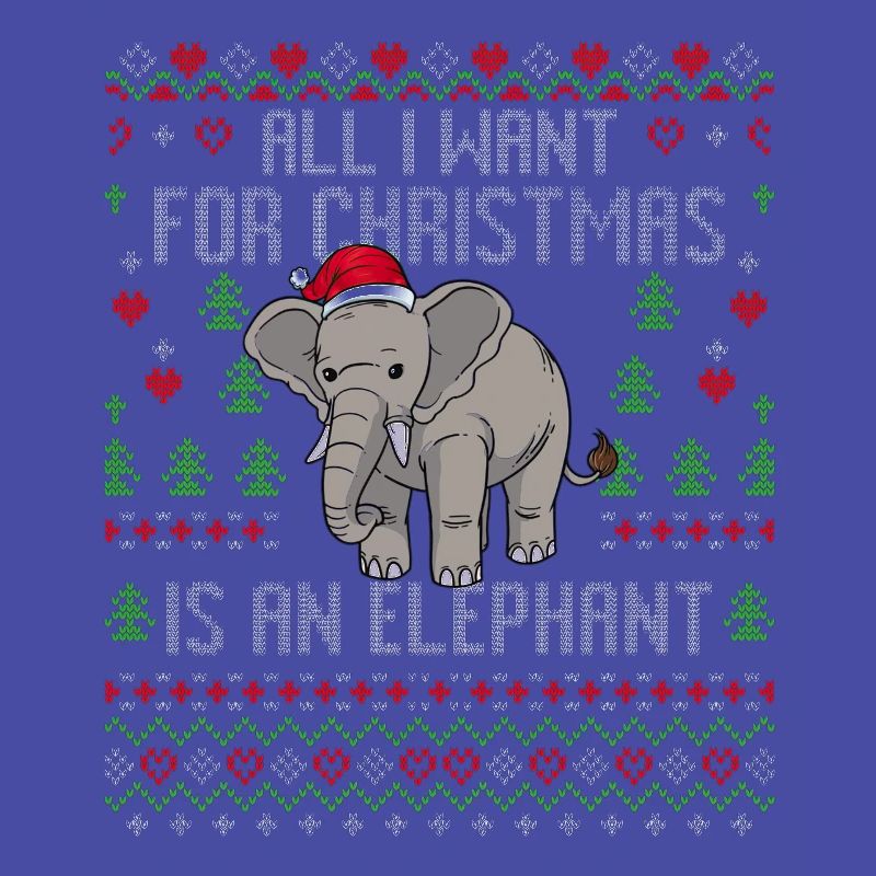 Weihnachten Elefanten Weihnachtspullover Elefant