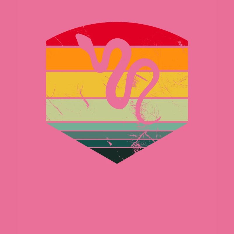 Snake Retro Reptile Python Gift idea