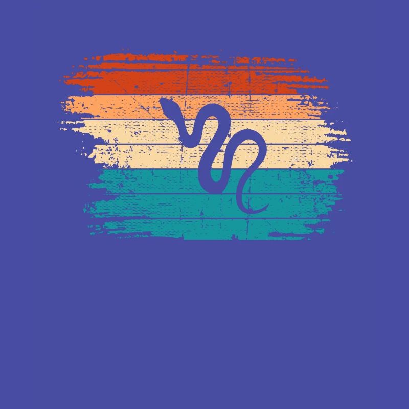 Snake Retro Reptile Python Idée cadeau