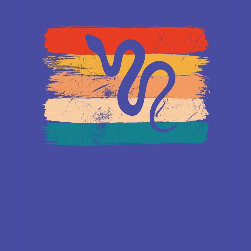 Snake Retro Reptile Python Gift idea