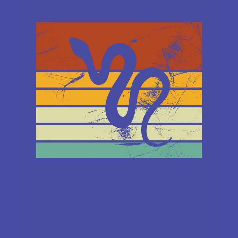 Snake Retro Reptile Python Gift idea