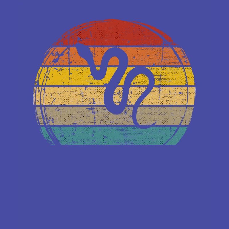 Snake Retro Reptile Python Idée cadeau