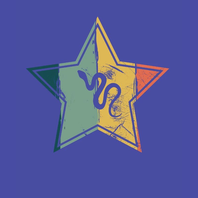 Snake Retro Reptile Python Idée cadeau