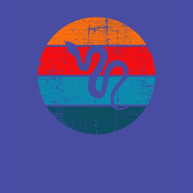 Snake Retro Reptile Python Gift idea