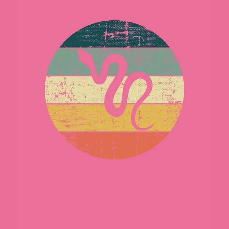 Snake Retro Reptile Python Idée cadeau