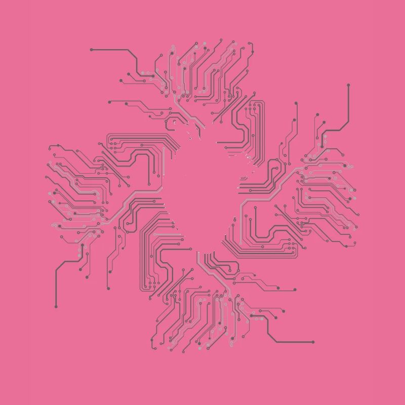 Anatomical Heart CPU Processor PCB Board Computer