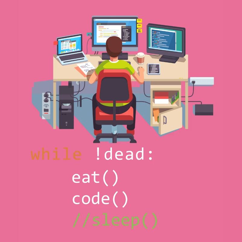 Computer Science Python Programmer Eat Code Sleep