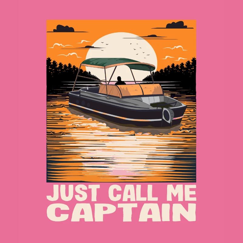 Appelez-moi simplement Captain Pontoon King Motorboating