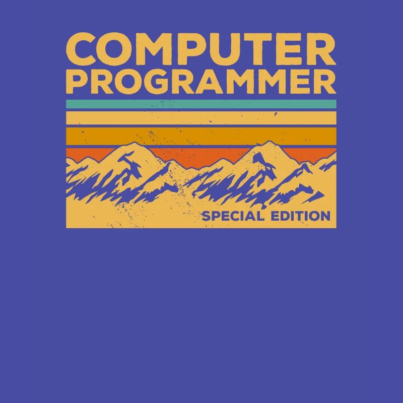 Retro Computerprogrammierer Sonderedition